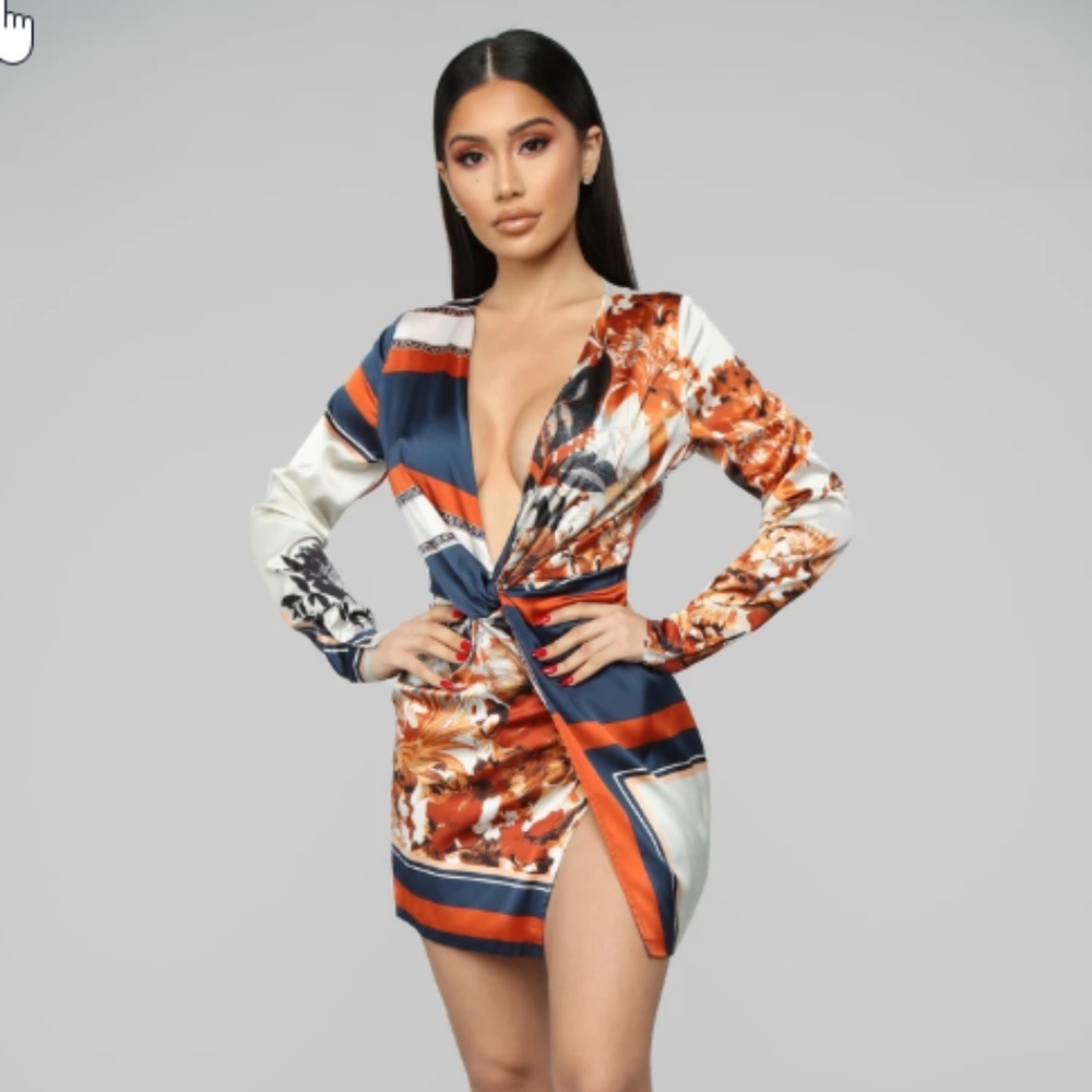 Satin dress fashion nova - a whole lotta class